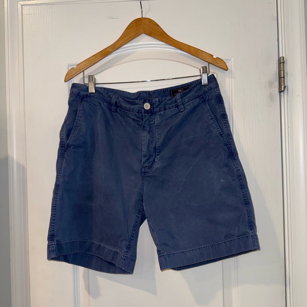Vineyard Vines Blue Flat Front Shorts